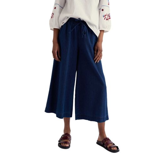 Seasalt Cornwall Eskelli Culotte - Mid Wash